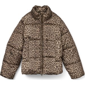 Vero Moda - Vmparda Aop Jacket Noos - Gewatteerde Jas - Silver Mink/Leopard