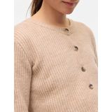 Vest - Regular Fit - O-hals - Lange Mouwen - Voedingsfunctie met Knoop- of Ritssluiting