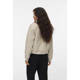 Vero Moda - Vmfortune Short Bomber Jacket - Oatmeal/Melange - Damesjas