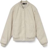 Vero Moda - Vmfortune Short Bomber Jacket - Oatmeal/Melange - Damesjas