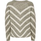 Careliza - Gebreide Pullover - O-hals - Lange Mouwen - Knit Fit - Curve