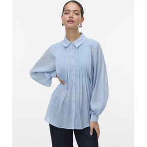 Overhemd - Blauw - Katoen - Lange Mouwen - Regular Fit