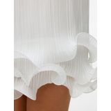 VERO MODA - Zomerjurk - Ecru - Mouwloos - Ronde Hals - Middellange Lengte