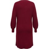 ONLY CARMAKOMA - Midi-jurk - V-Hals - Lange Mouwen - Regular Fit
