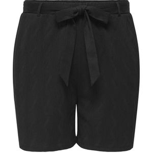 ONLY CARMAKOMA comfort fit high waist casual short zwart