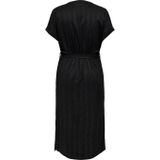 Cardia - Korte Jurk - V-Hals - Mouwloos - Regular Fit - Vleermuismouwen