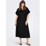 Cardia - Korte Jurk - V-Hals - Mouwloos - Regular Fit - Vleermuismouwen