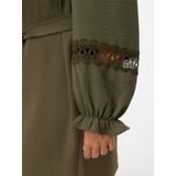 Vmcalva - Korte Jurk - V-Hals - Lange Mouwen - Zwart - Regular Fit