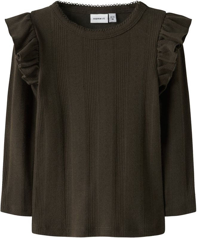 Name It - Longsleeve - Bruin - Voor Meisjes