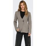 Only - Knitwear Vest - Gemêleerd - Shawlkraag - Regular Fit