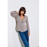 Only - Knitwear Vest - Gemêleerd - Shawlkraag - Regular Fit