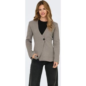 Only - Knitwear Vest - Gemêleerd - Shawlkraag - Regular Fit