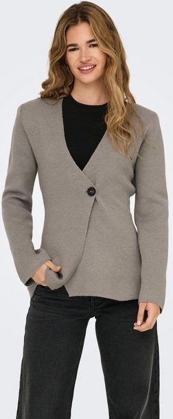 Only - Knitwear Vest - Gemêleerd - Shawlkraag - Regular Fit