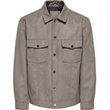 Onsdamian - Jas - V-Hals - Lange Mouwen - Drukknoopsluiting - Polyester Voering