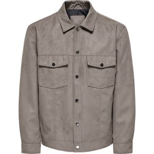 Onsdamian - Jas - V-Hals - Lange Mouwen - Drukknoopsluiting - Polyester Voering