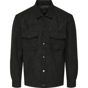 Onsdamian - Jas - V-Hals - Lange Mouwen - Drukknoopsluiting - Polyester Voering