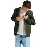 Hoodie - Donkergroen - 65% Katoen - 35% Polyester - Vaste Capuchon