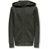 Hoodie - Donkergroen - 65% Katoen - 35% Polyester - Vaste Capuchon