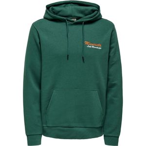 Only & Sons - ONSCERES KENNY - Sweatshirt - Smaragd - Met Capuchon