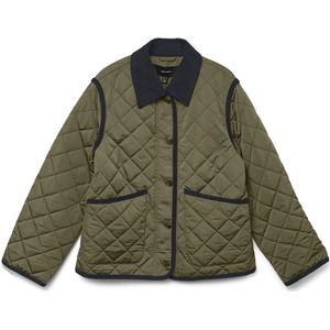 Vmemily - Jas - Kort - Lange Mouwen - Gespreide Kraag - Knoopsluiting