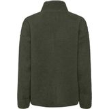 PIECES - PCSadia - Fleece Jas - Donkergroen