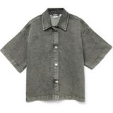 Vero Moda - Jeanshemd - Korte Mouwen - Losse Pasvorm - Knoopsluiting - Blauw