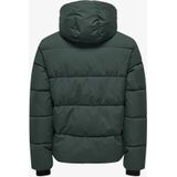 ONLY & SONS - JUNIOR - Gewatteerde Jas - Donkergroen