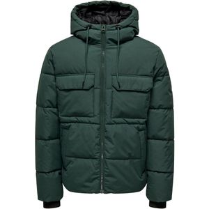 ONLY & SONS JUNIOR - Jas - Winddicht - Hoge Hals - Lange Mouwen - Polyester Voering