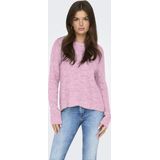 Onllolli - Gebreide Pullover - O-hals - Lange Mouwen - Pointillé Detail