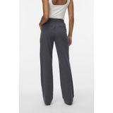 Vero Moda - Vmmaya Goody Mw Straight Pant - Donkergrijs - Dames