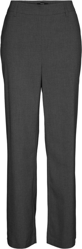 Vero Moda - Vmmaya Goody Mw Straight Pant - Donkergrijs - Dames