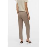 VERO MODA - VMGLORIA - Tapered Broek - Lichtbruin - Regular Waist