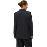 Vero Moda - Vmbestie Ls Regular Blazer - Donkergrijs Melange - Dames