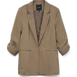 VERO MODA - Vmgloria 3/4 Slim Blazer - Fossiel - Slim Fit