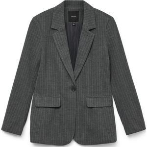 Only - Onlhattie-lana Overs - Blazer - Dark Grey Melange