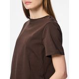 Pieces - Pcria Ss Solid Tee Jrs Noos - T-shirt - Hot Fudge