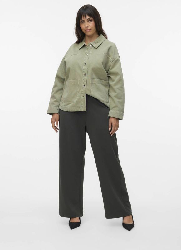 Vmcberlin - Tailored Broek - Mid Waist - Wide Leg Fit - Polyester