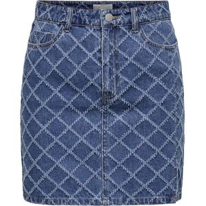 Jacqueline de Yong - Denim Rok - Medium Blue - 100% Katoen