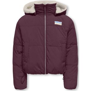 KIDS ONLY - KOGMARIA REVERSIBLE PUFFER JACKET - Gewatteerde Jas - Mauve Wine