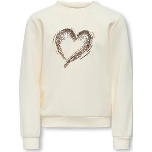 ONLY - Sweatshirt - Nachtblauw - Met Pailletten - Lange Mouw
