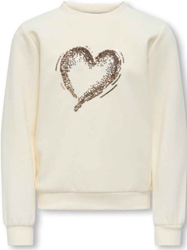 ONLY - Sweatshirt - Nachtblauw - Met Pailletten - Lange Mouw