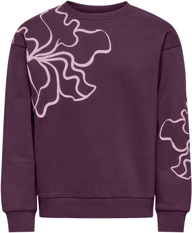 KIDS ONLY - KOGODESSA - Sweatshirt - Mauve Wine - Lange Mouwen