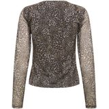 Only - Onlnova Mesh Top - Dames T-shirt - Sierra/breaker Leo