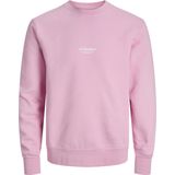 Jack & Jones - JJESoho - Sweatshirt - Lichtroze / Wit