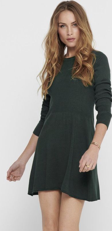 Only - ALMA - Gebreide Jurk - Viscosemix - Licht Uitlopend - Mini