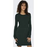 Only - ALMA - Gebreide Jurk - Effen - Viscosemix - Licht Uitlopend - Lange Mouwen