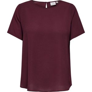 ONLY CARMAKOMA - Top - Zwart - Geweven Stof - Korte Mouwen