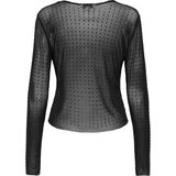 Onlhilen - Top - O-hals - Lange Mouwen - Slim Fit - Strass Steentjes