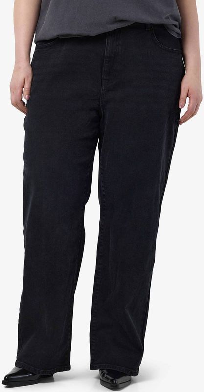 NOISY MAY - NMYOLANDA NW WIDE JNS - Jeans - Zwart - Regular Waist