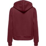 Only - Onlnoli Heart Hood Swt - Trui - Cabernet/goud - Dames